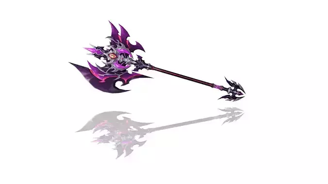 Succubus Axe Low-poly 3D model