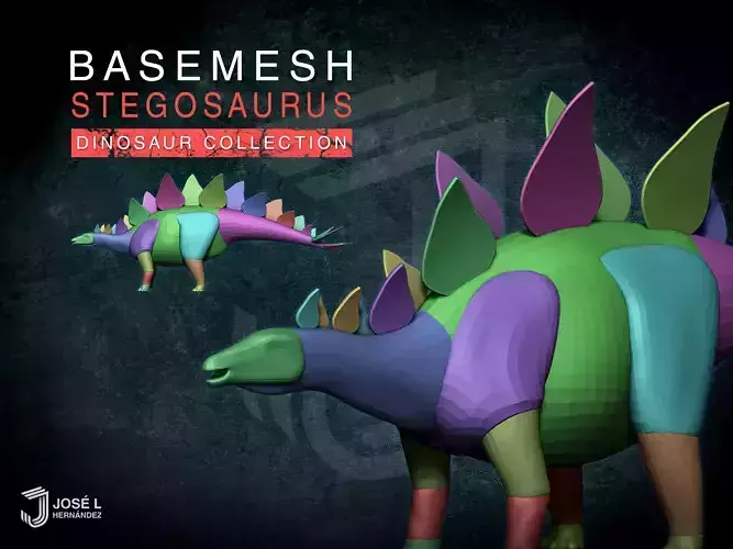 Basemesh Stegosaurus