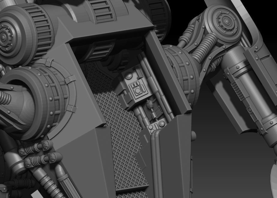 Close Combat Scout Titan 3D print model_1