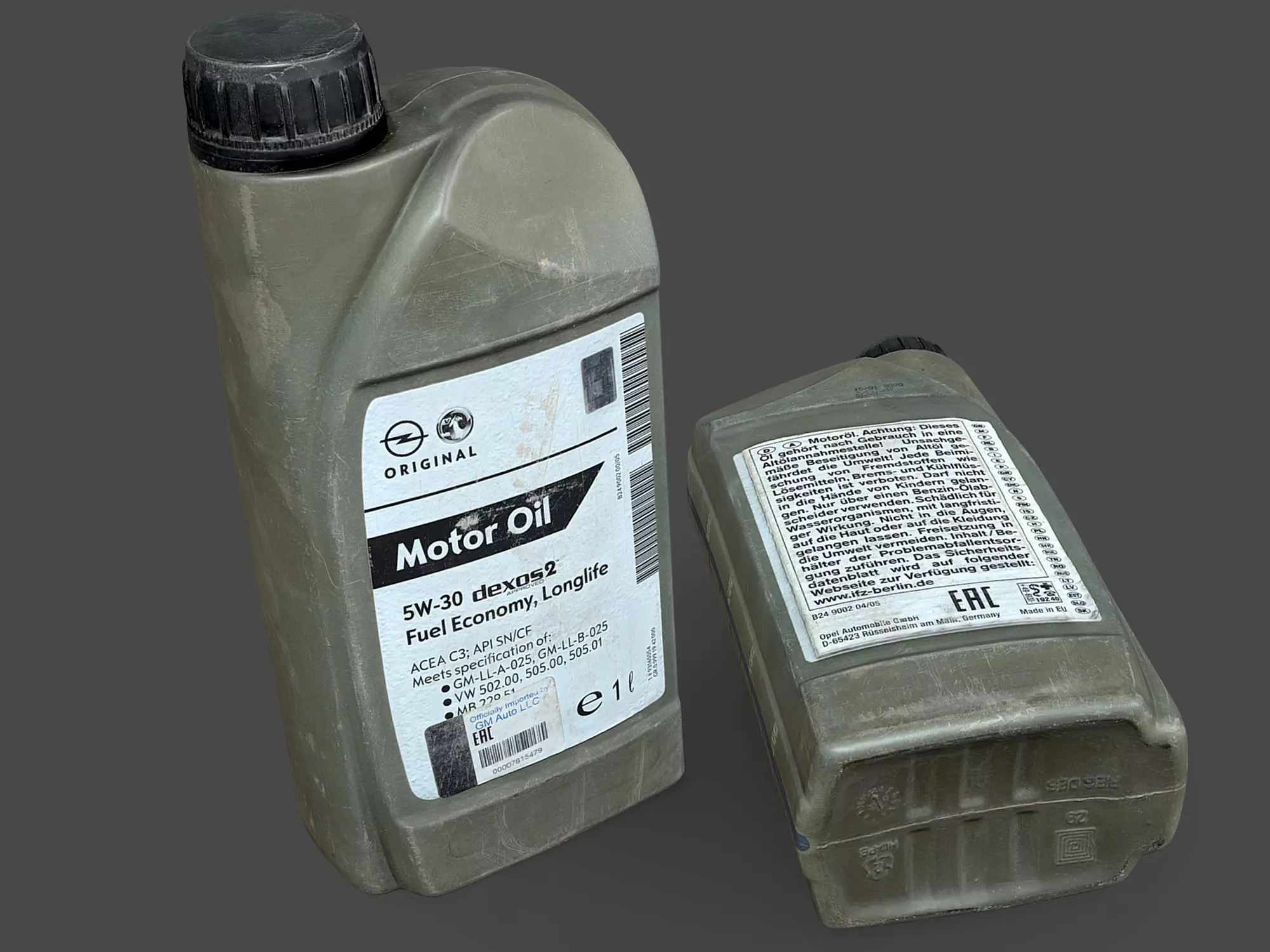 Motor Oil Bottle 3D model_0