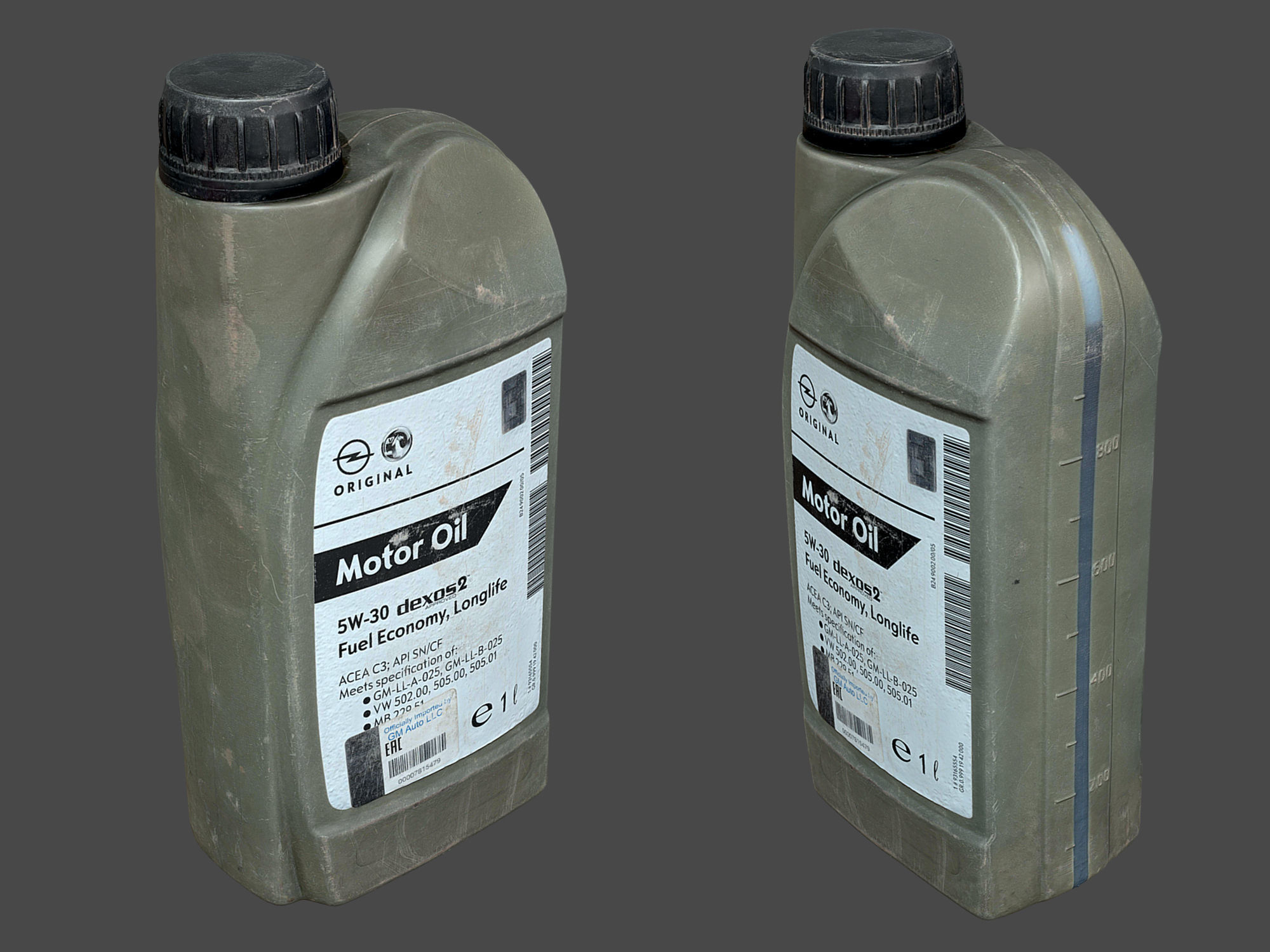 Motor Oil Bottle 3D model_4
