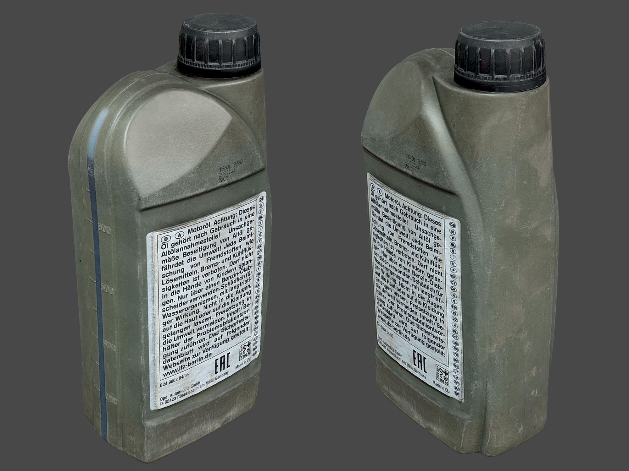 Motor Oil Bottle 3D model_6