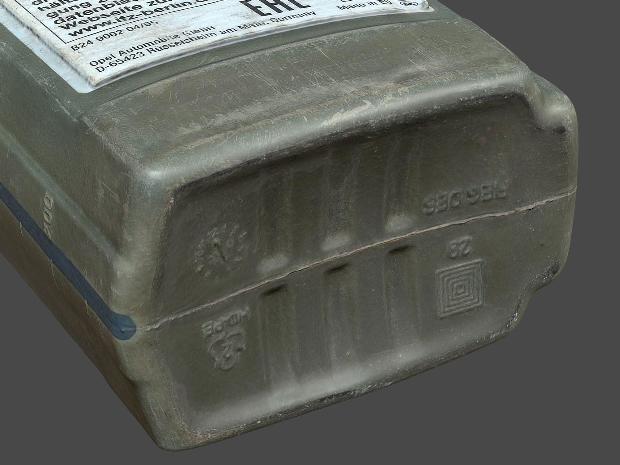 Motor Oil Bottle 3D model_14