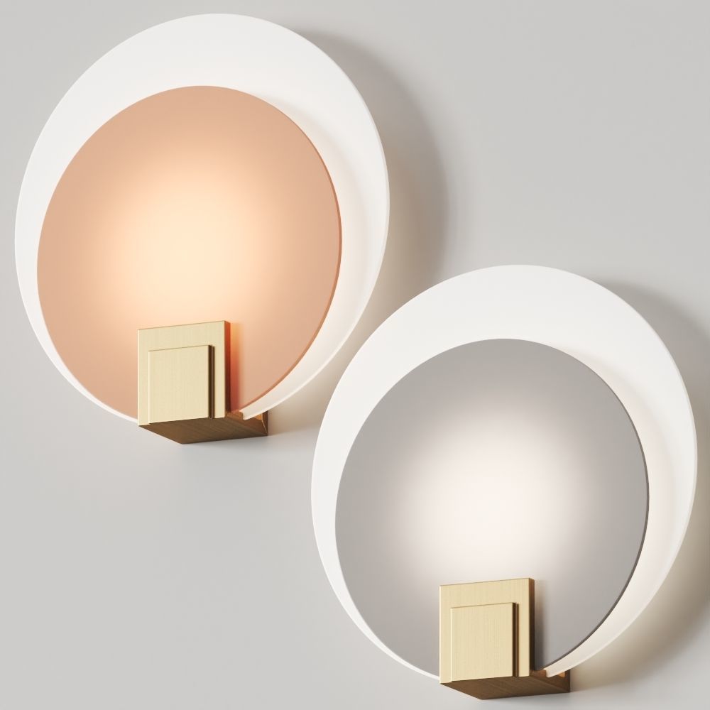 Jean Perzel 160 J Wall Lamp 3D model_1