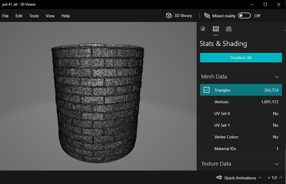Bricks pot 41 plant 3D print model_14