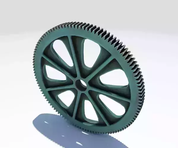 Green Tooth Gear 3D model