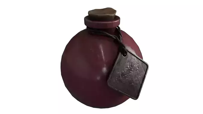Potion Vial 01 3D model