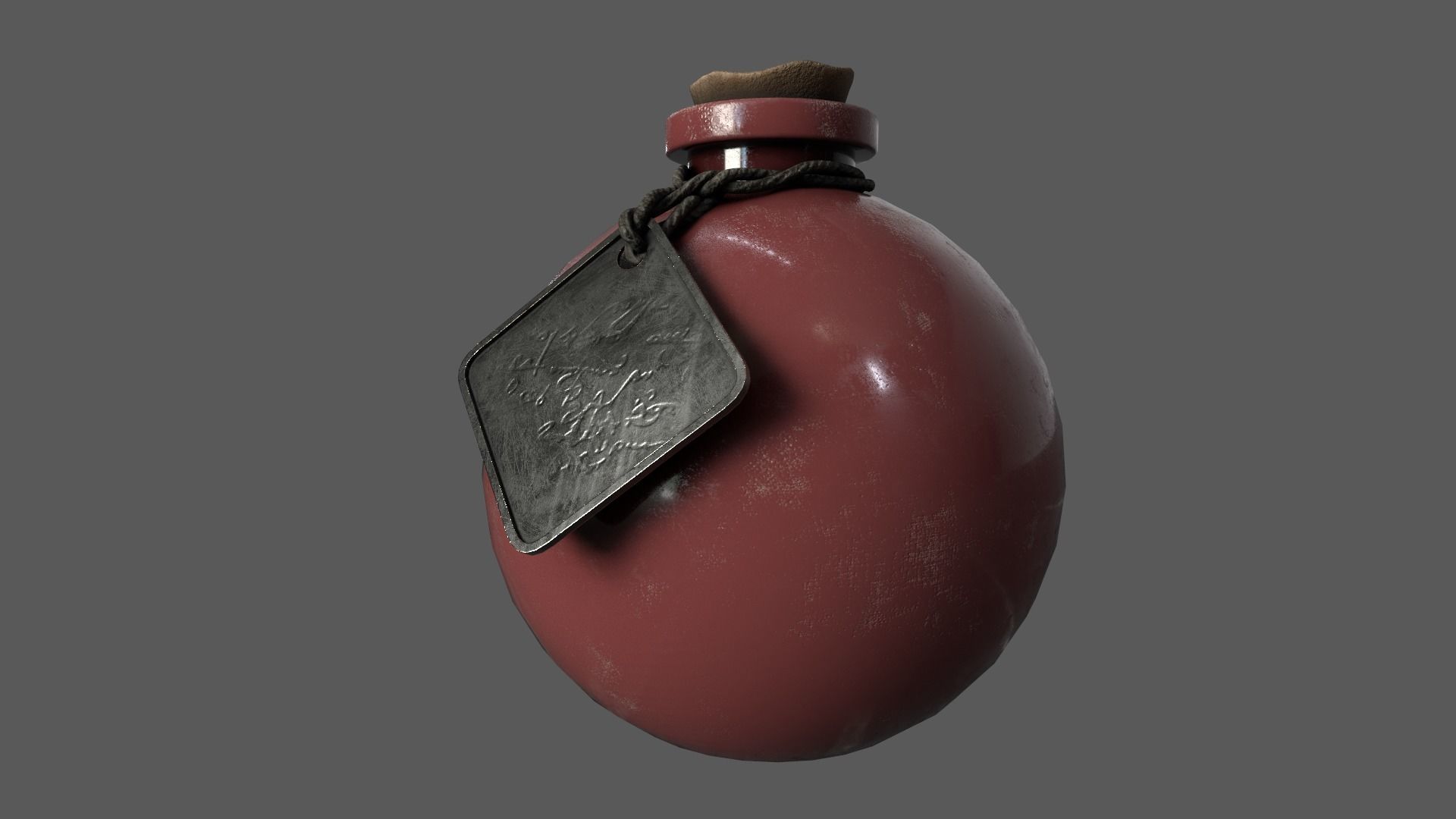 Potion Vial 01 3D model_1