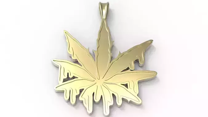 Marijuana ganja pendant
