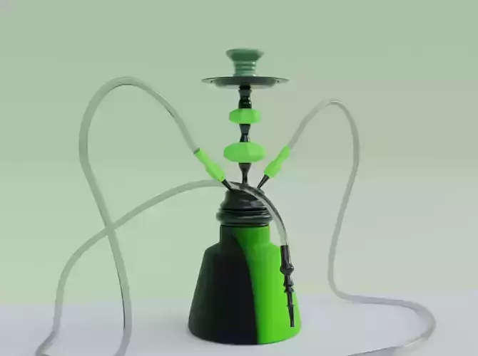 smoking pipe Low-poly 3D model