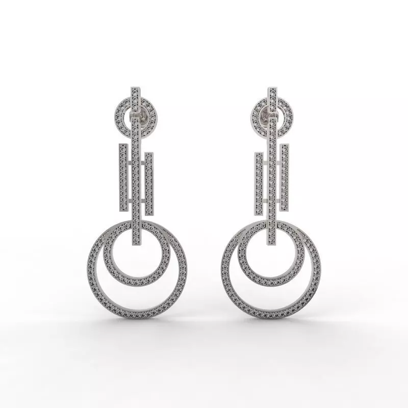 EARRING 300 JEWELRY 3D print model