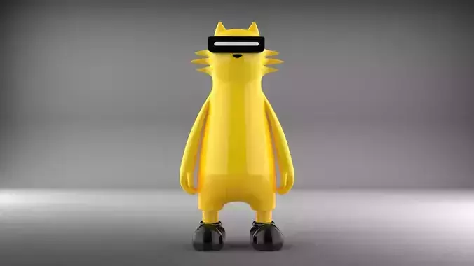 Realme Mascot  Low-poly 3D model
