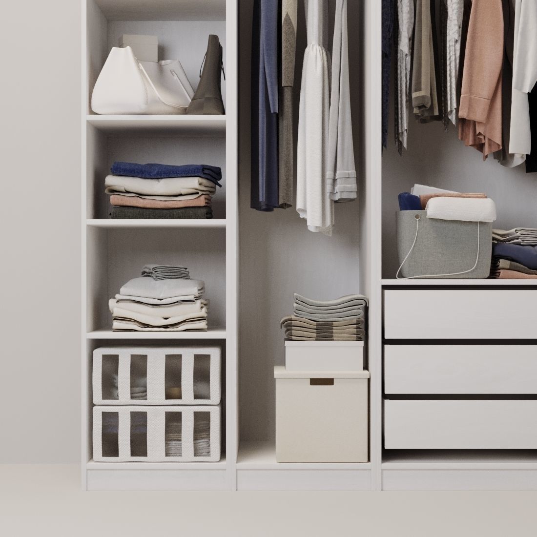 wardrobe  clothes 3D model_3