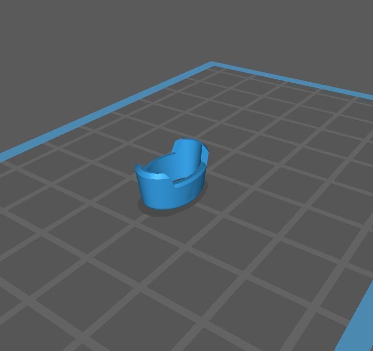 Ready-Made Stone Setting Oval Cut Gemstone 3D print model_2