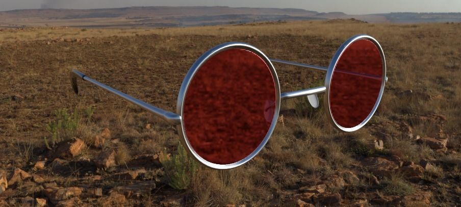 Sun Glasses 3D model_2