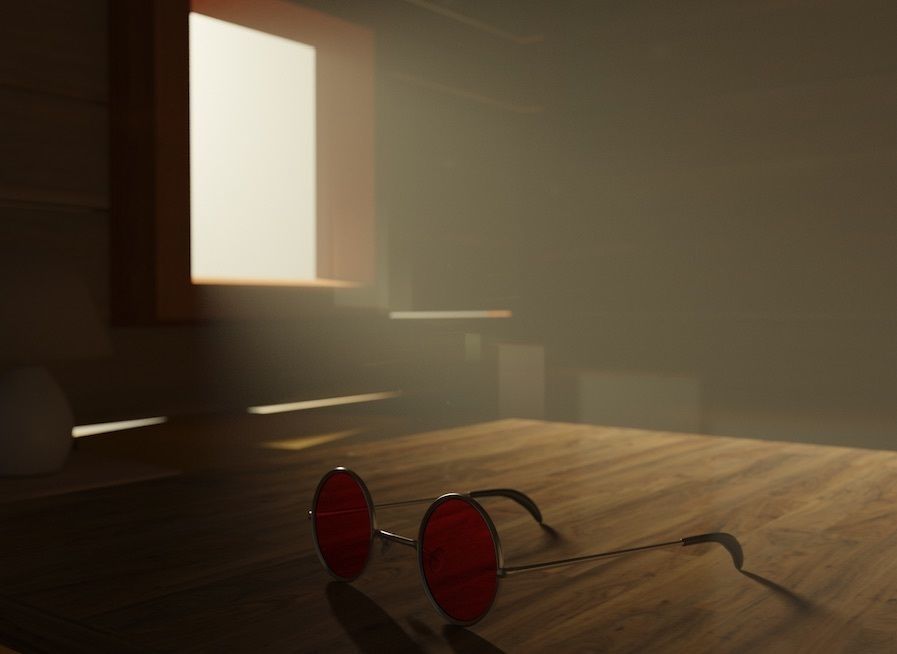 Sun Glasses 3D model_1