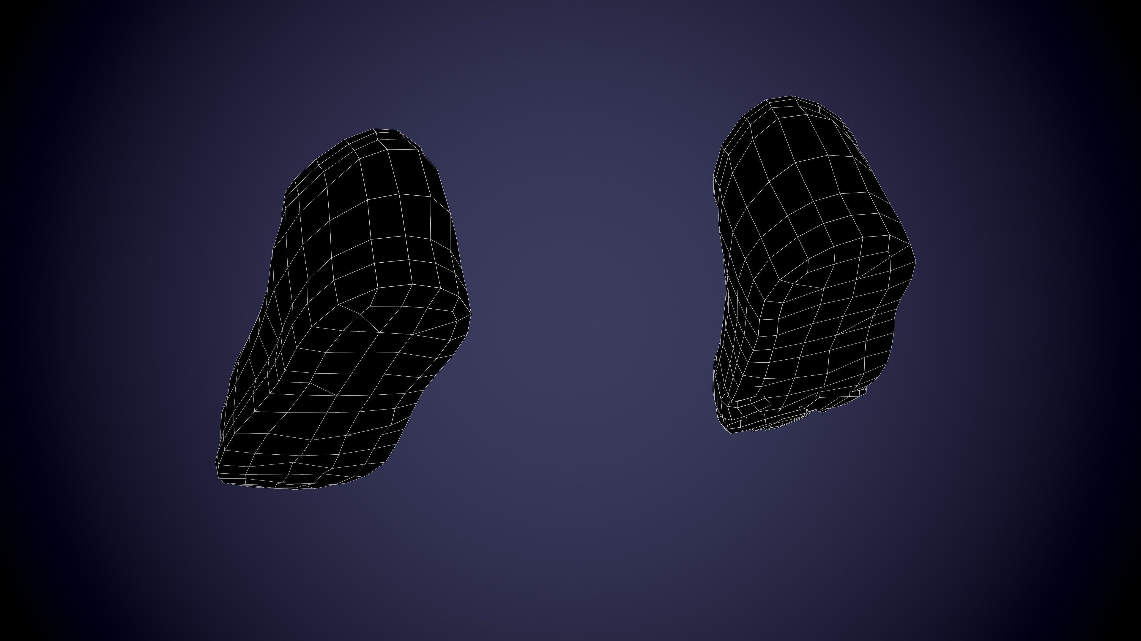 Post apocalyptic shoes Low-poly 3D model_25