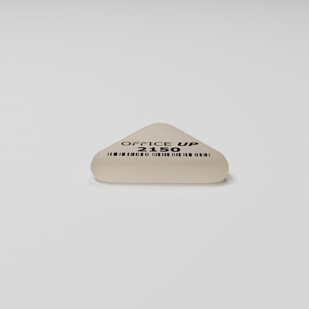 Triangle eraser  3D model_5