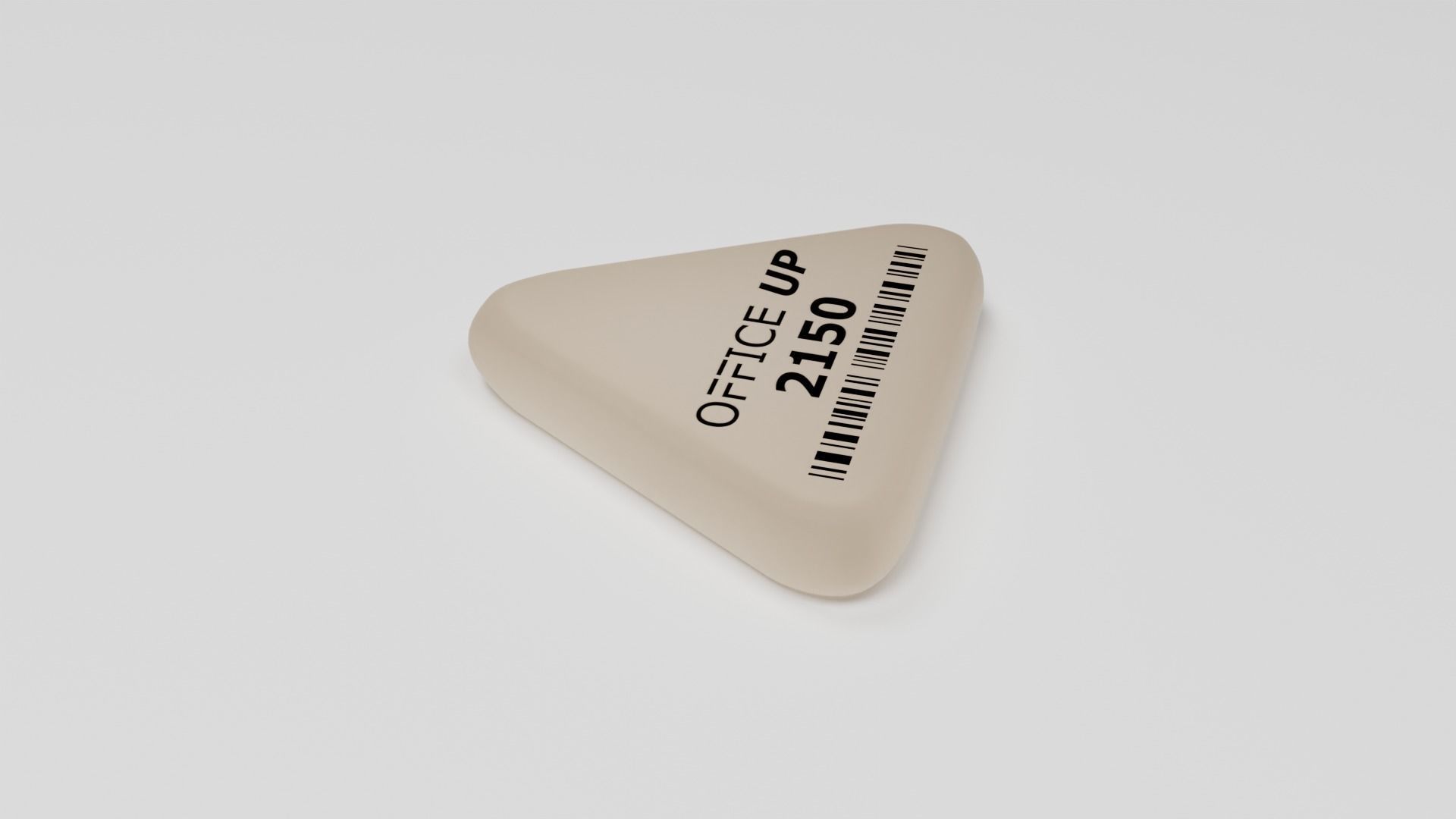 Triangle eraser  3D model_4