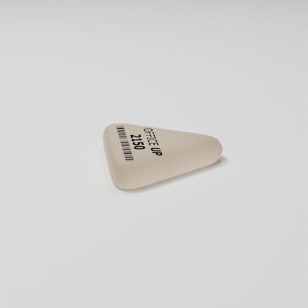 Triangle eraser  3D model_3