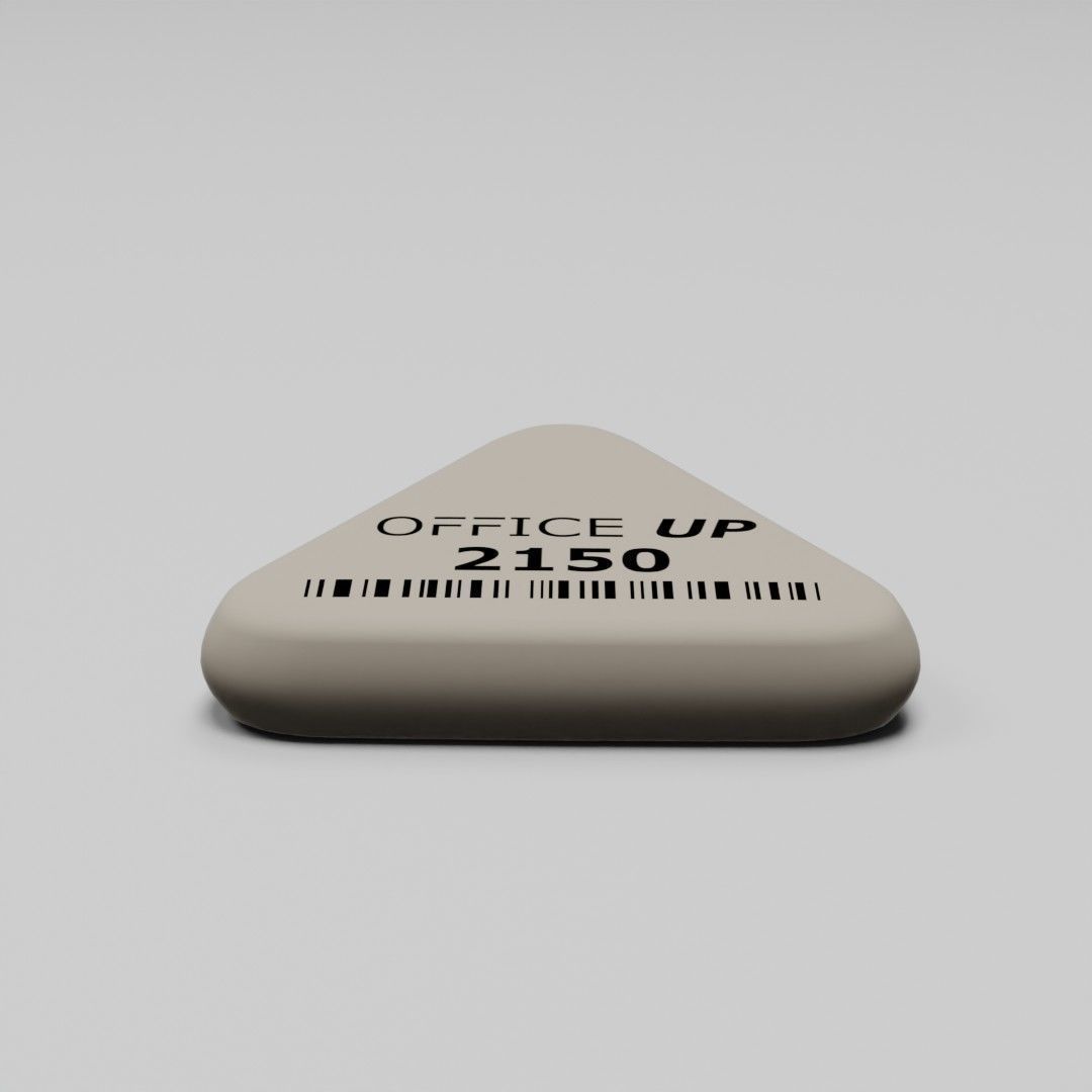 Triangle eraser  3D model_1