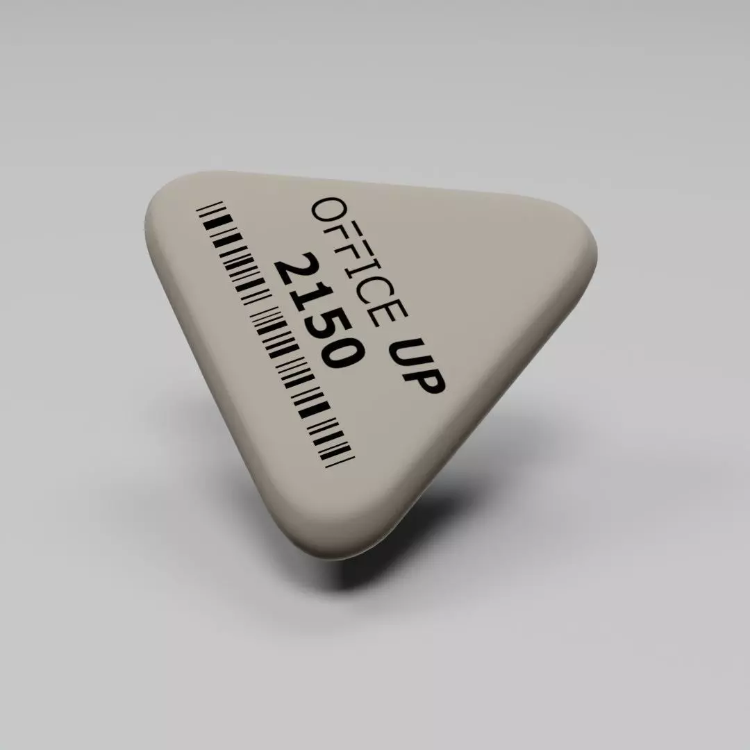 Triangle eraser  3D model_0