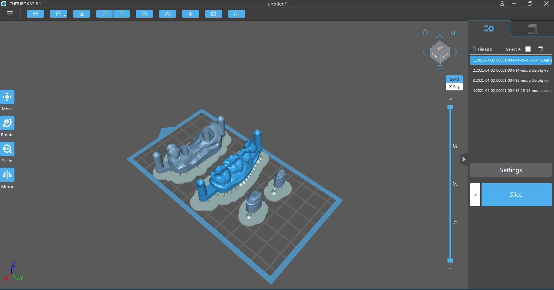 Digital Full Contour Bridge and Model 3D print model_22
