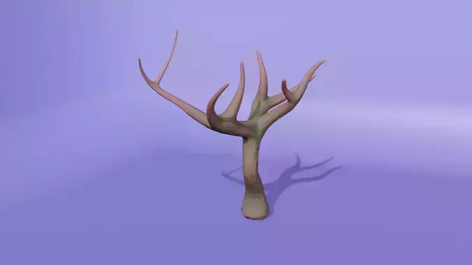 HandPainted Low Poly Tree