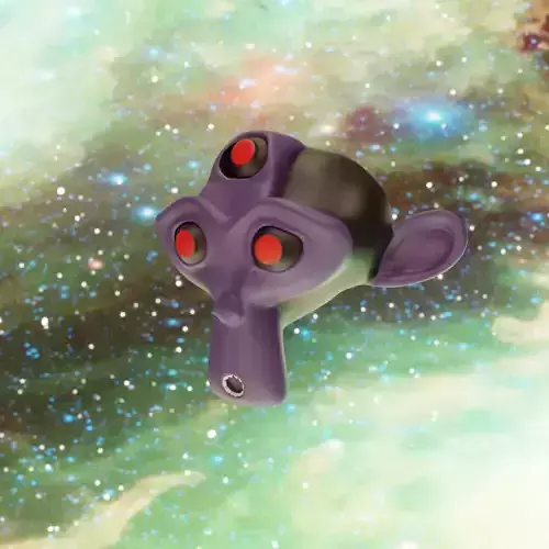 Three-Eyed Suzanne Free 3D model