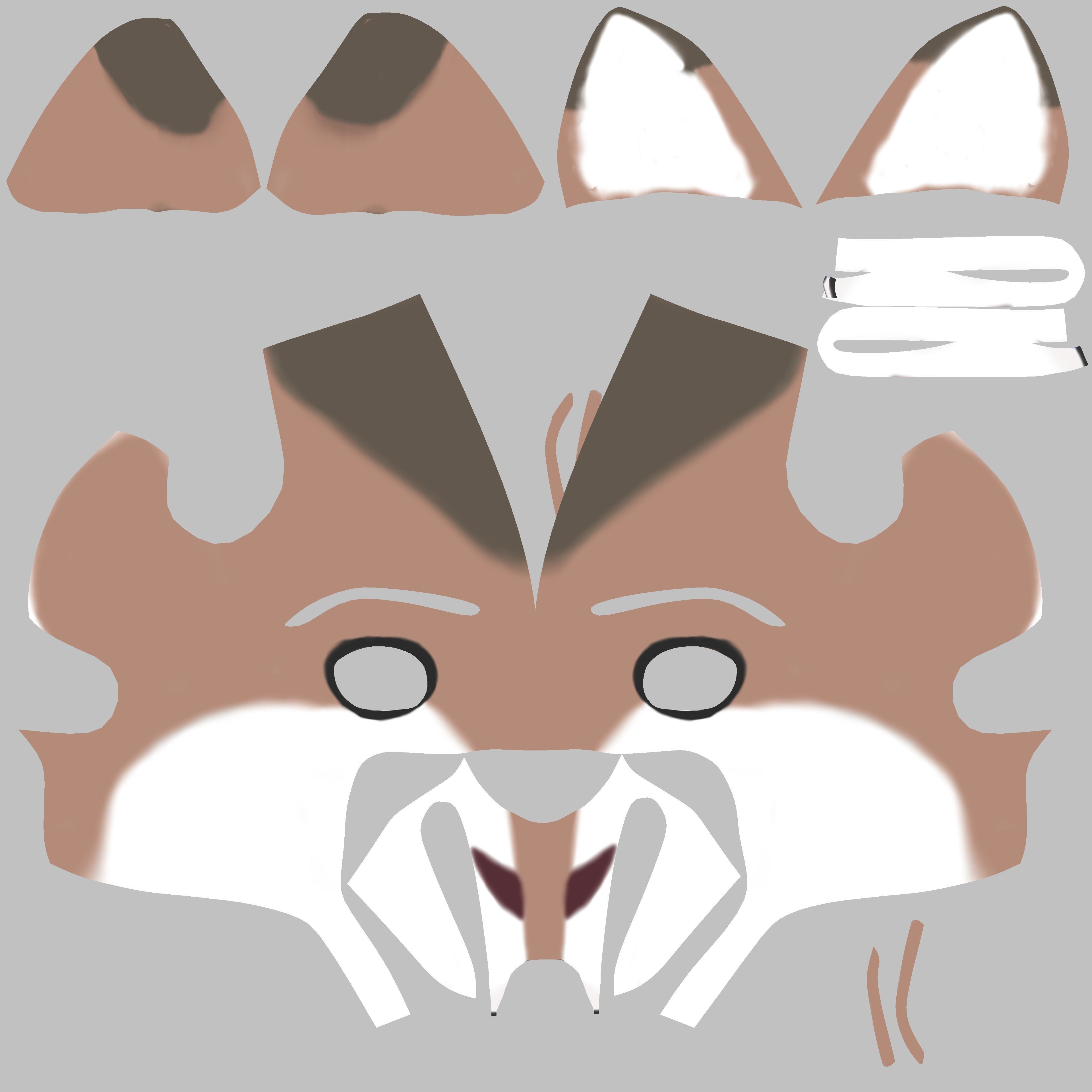 Lilly Female Fox 3D model_53