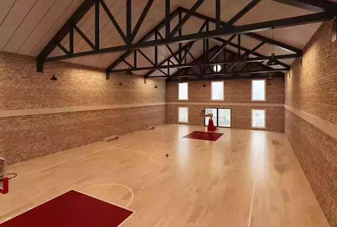 Basketball Arena 3D model