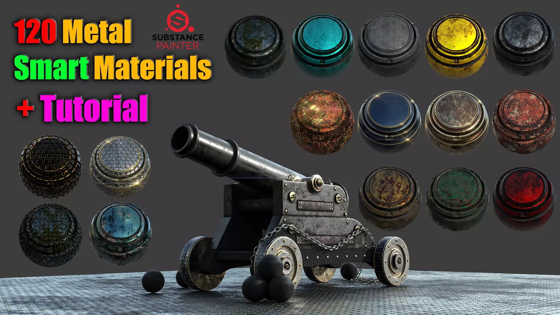 120 Metal Smart Materials 3D model_0