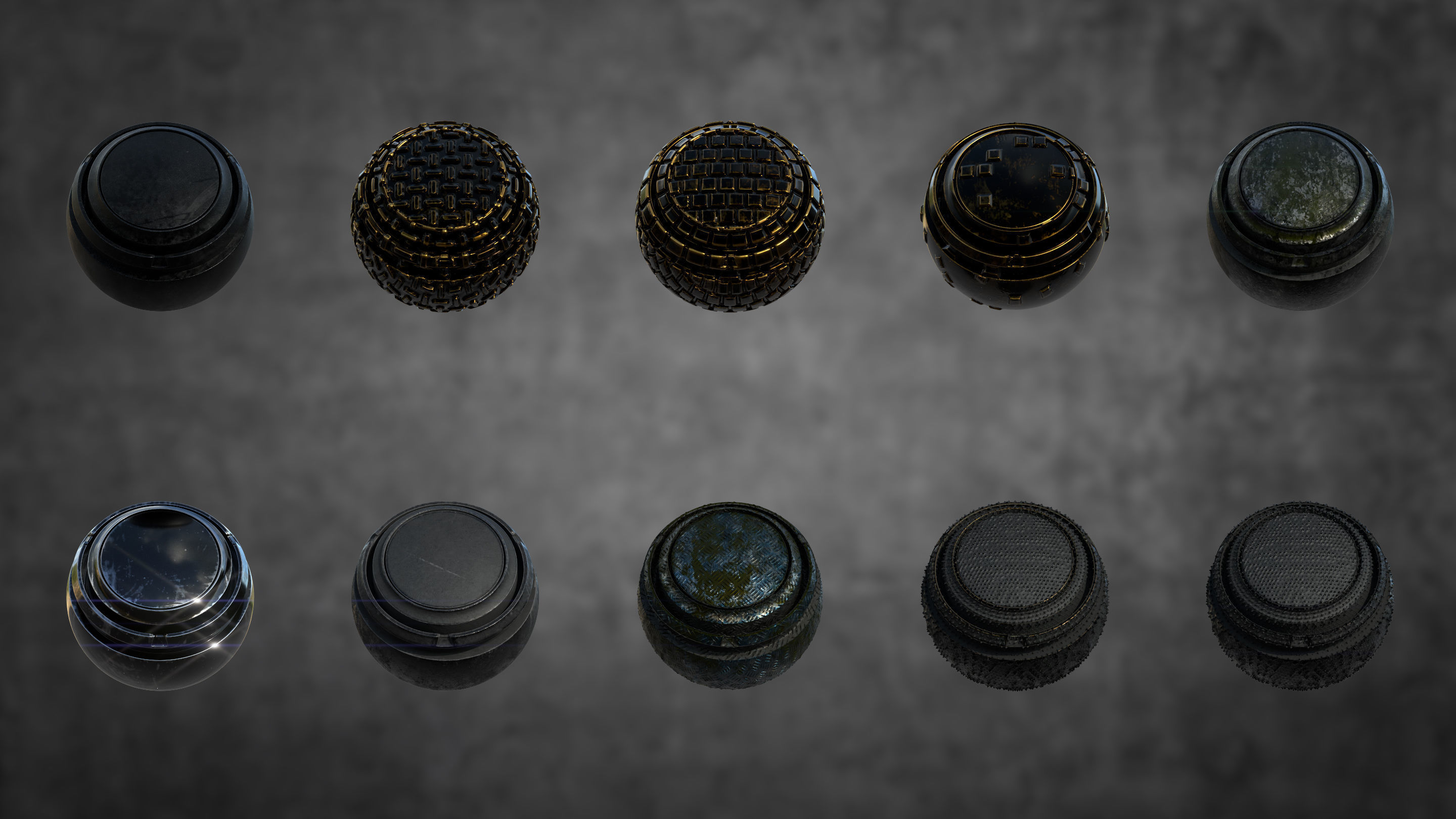 120 Metal Smart Materials 3D model_3