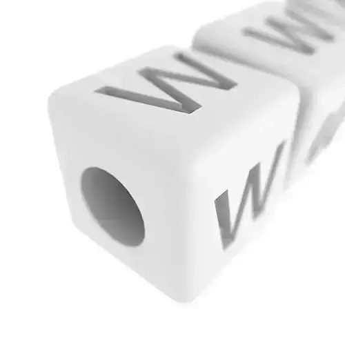 Letters Bracelet W 0023 3D print model