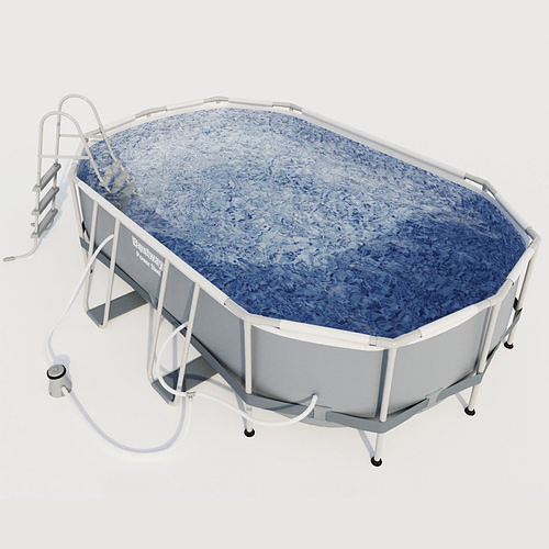 Bestway Oval Frame Pool 3D model