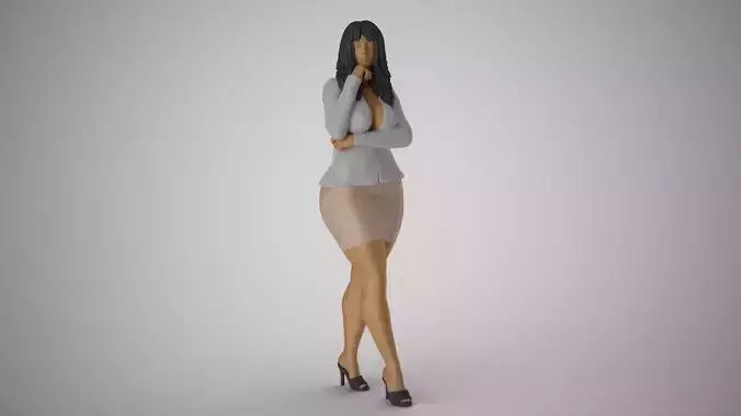Captive Beauty 3D print model