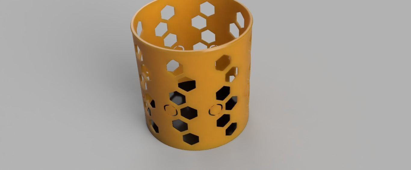 Portalapiz  Pencil holder 3D print model_1