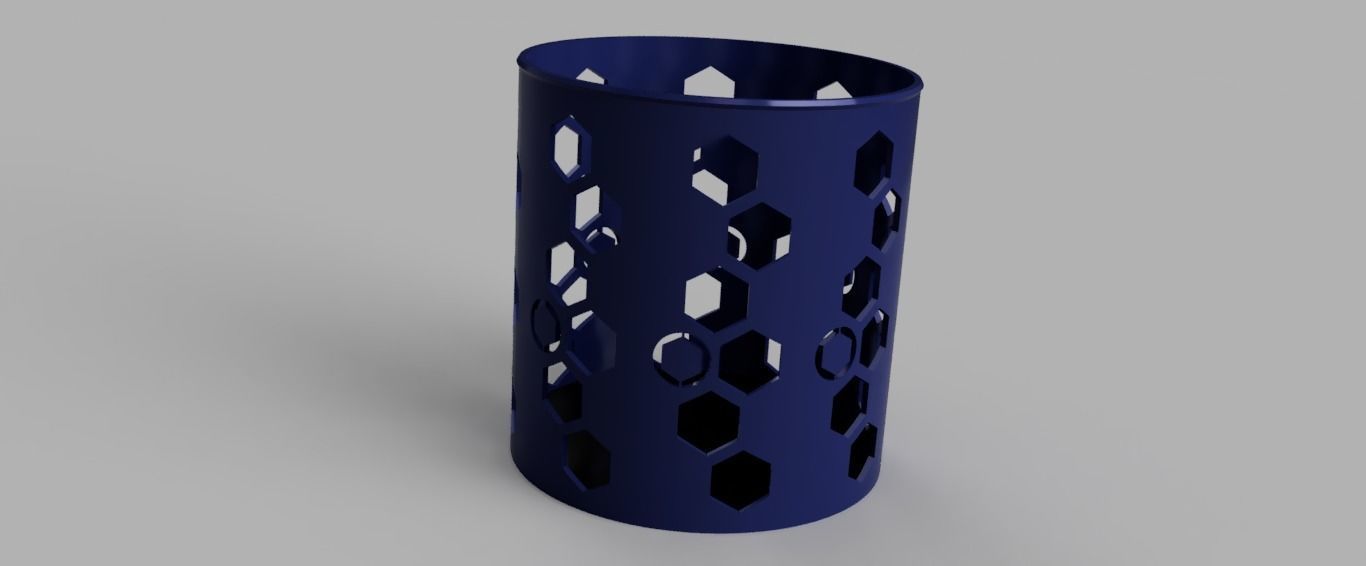 Portalapiz  Pencil holder 3D print model_2