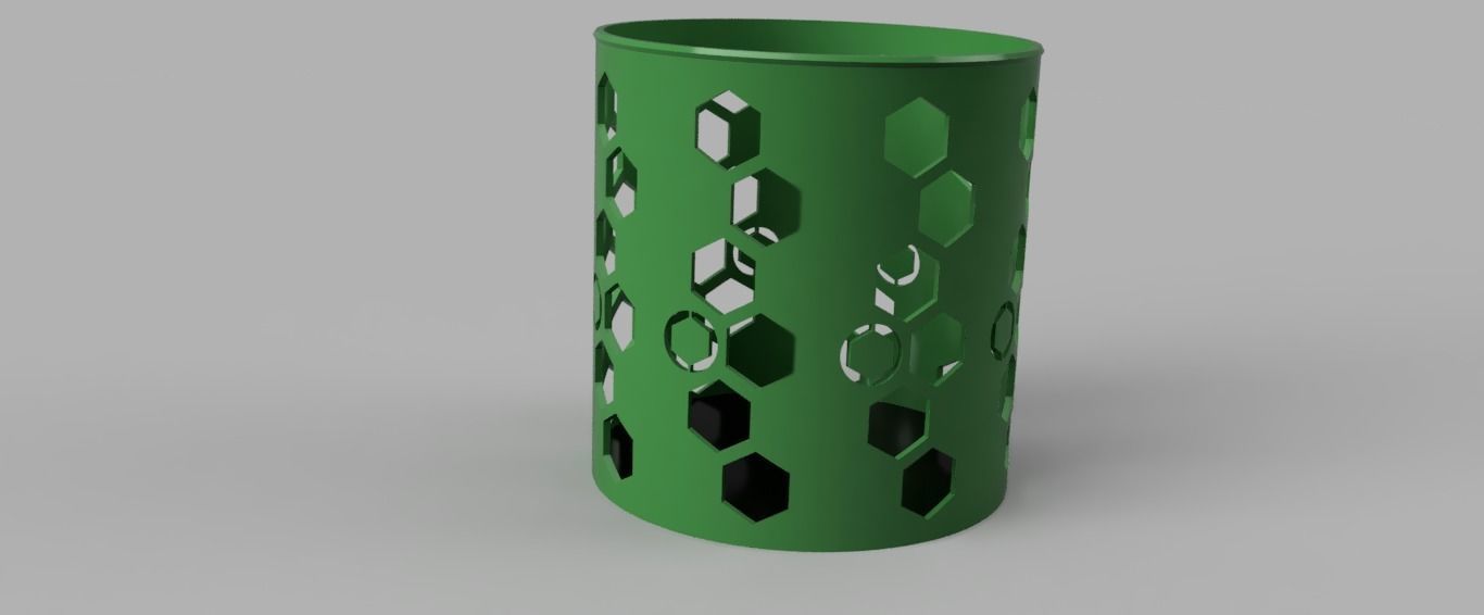 Portalapiz  Pencil holder 3D print model_3