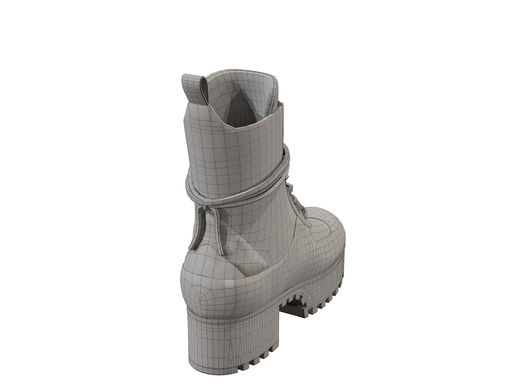 Louis Vuitton Laureate Platform Desert Boot 3D Model Collection_16