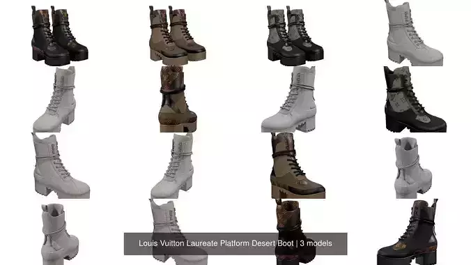 Louis Vuitton Laureate Platform Desert Boot