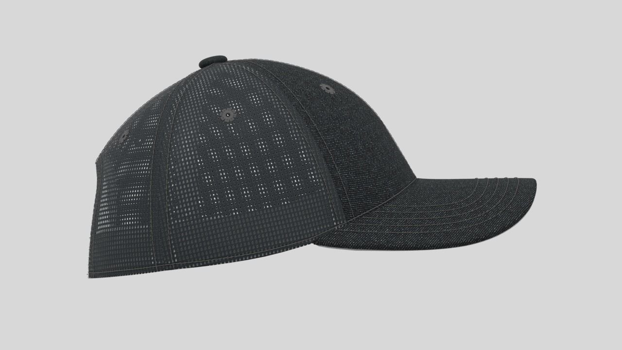 Clo 3D baseball cap 3D model_2