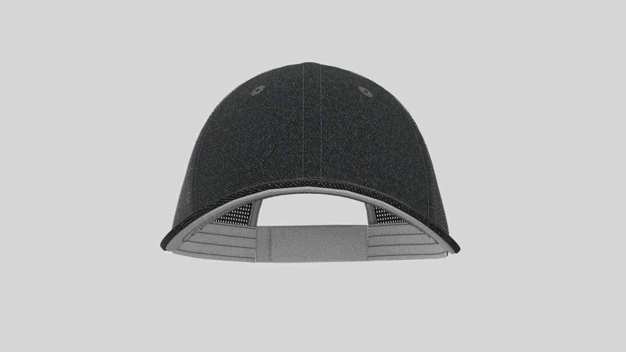 Clo 3D baseball cap 3D model_1