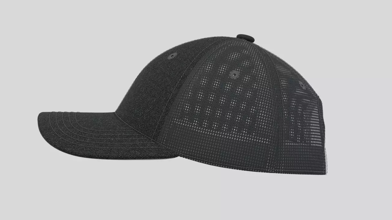 Clo 3D baseball cap 3D model_0
