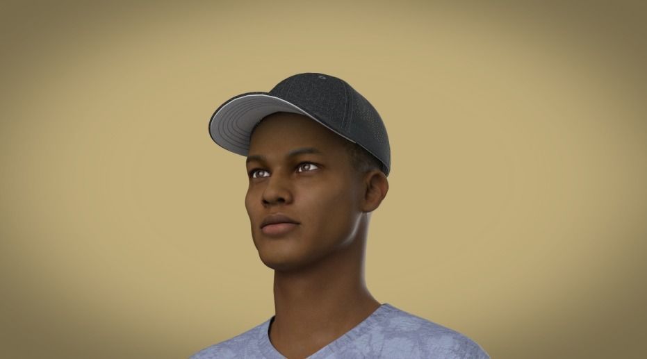 Clo 3D baseball cap 3D model_7