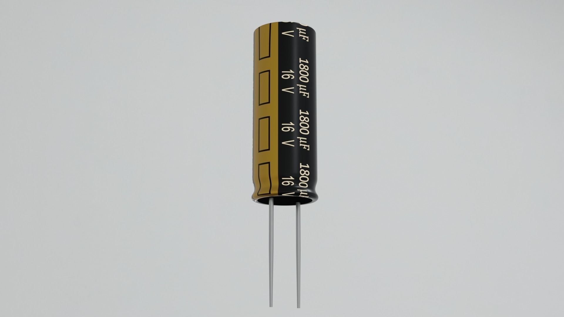 Circuit board micro chip component 3D model_29