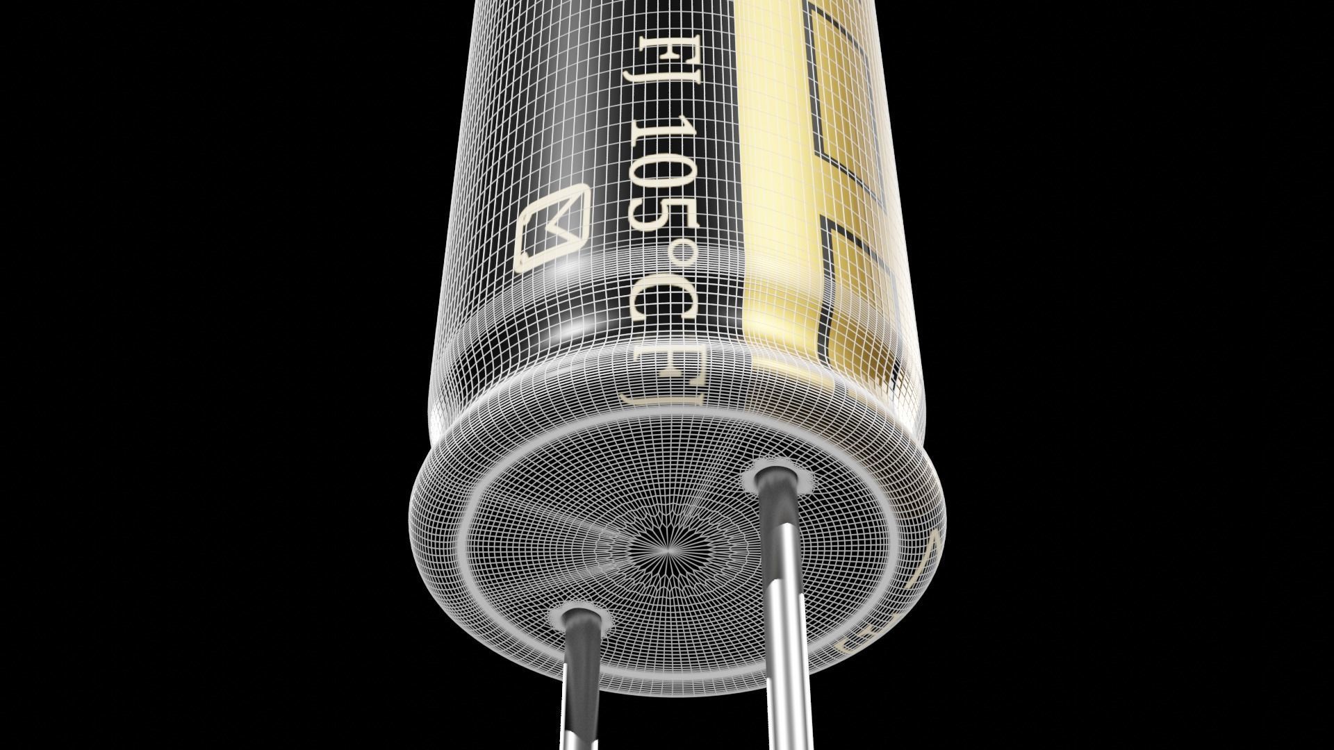 Circuit board micro chip component 3D model_28