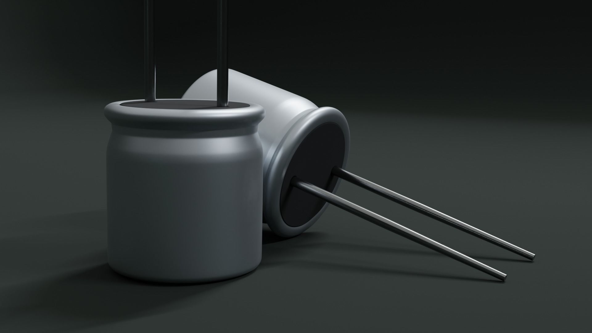 Circuit board micro chip component 3D model_10