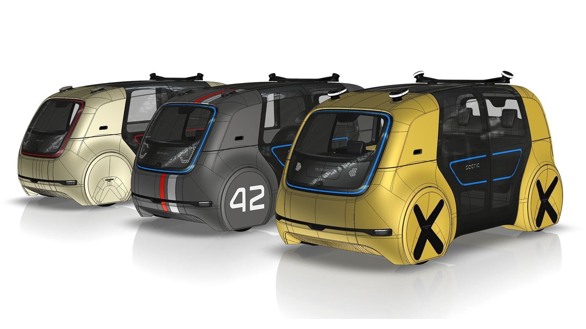 Volks Wagen Sedric Concept NURBS 3D model_2