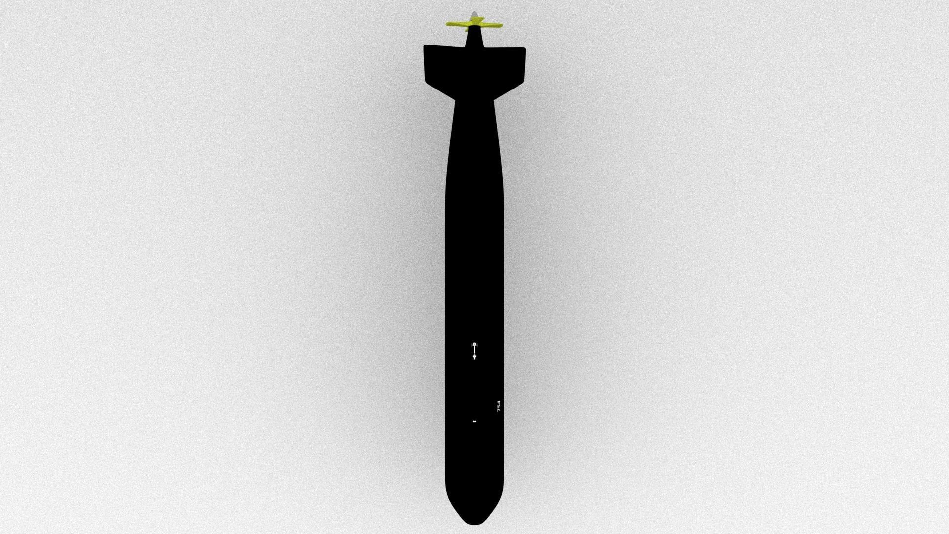 Submarine 3D model_5